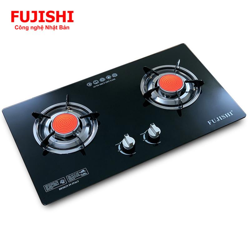Bếp gas âm hồng ngoại FUJISHI FJ-806 - Đánh lửa Magneto tự động - Mâm Ceramic 9cm tiết kiệm gas - Lắp âm / Để nổi 2 trong 1 - Bảo hành chính hãng 02 Năm
