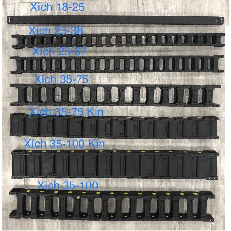 Xích Nhựa Luồn Dây Điện 10x10mm,15x15mm,15x20mm,15x36mm,18x25mm... - Điện Tử Giá Tốt T&T 2