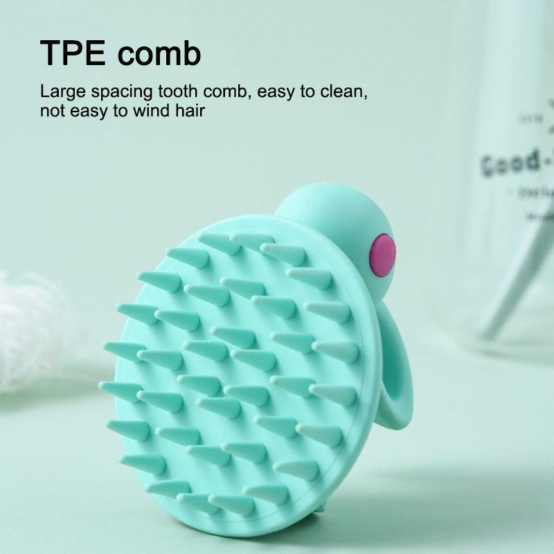 Product Introduction of Silicone Bath Brush for Baby Infant Bathing Soft Shampoo Massage Brushes Girls Boys Kids Shower Head Body Hair Washing Wipe Comb 9