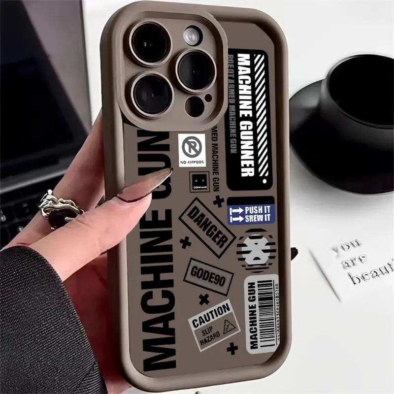 WenQi Case for Realme C63 C67 C65 C61 Note 50 C51 C53 C21Y C55 C15 C35 C30 C31 C20A Realme 10 11 6i 5 7i C11 2021 C30s C17 C21 Narzo 50A Creative Airline Ticket Labels Soft Phone Case 7