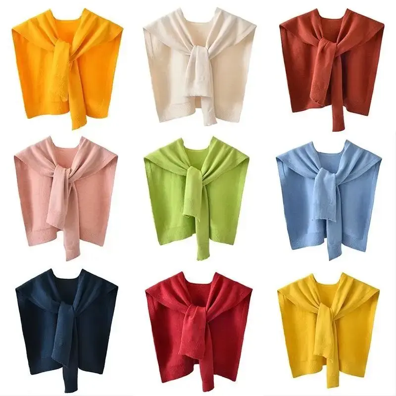 Khăn Choàng Vắt Vai Phối Áo Phông Phù hợp 4 mùa , Khăn Choàng Cổ Giả Áo Khăn Phối Sơ Mi Cao Cấp Cam Closet 0