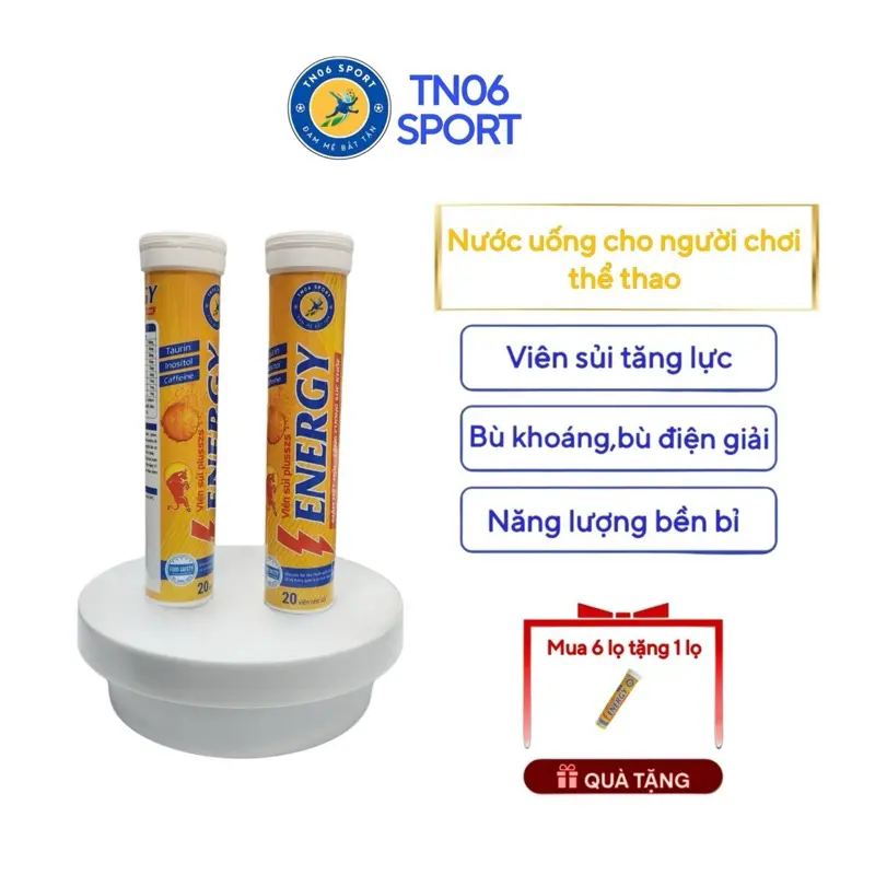 2 lọ viên sủi Plusszs Energy TN06 Sportt