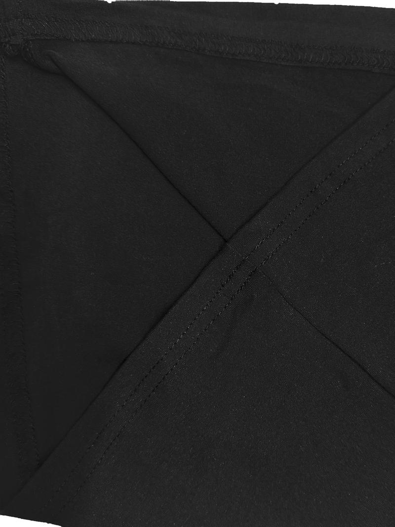Product Introduction of 【Plus Size】 Solid Button Elastic Waist Wide Leg Pants, Casual Comfy Trousers for Daily Outdoor Wear, Women Plus Clothing for Fall & Winter 5