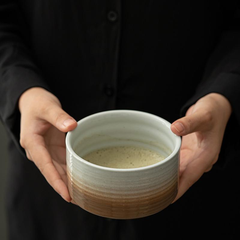 Product Introduction of Traditional Ceramic Matcha Bowl Smooth High Temperature Resistant Green Tea Maker Cup Large Capacity Tea Salad Soup Bowl for Tea Set Accessories 26