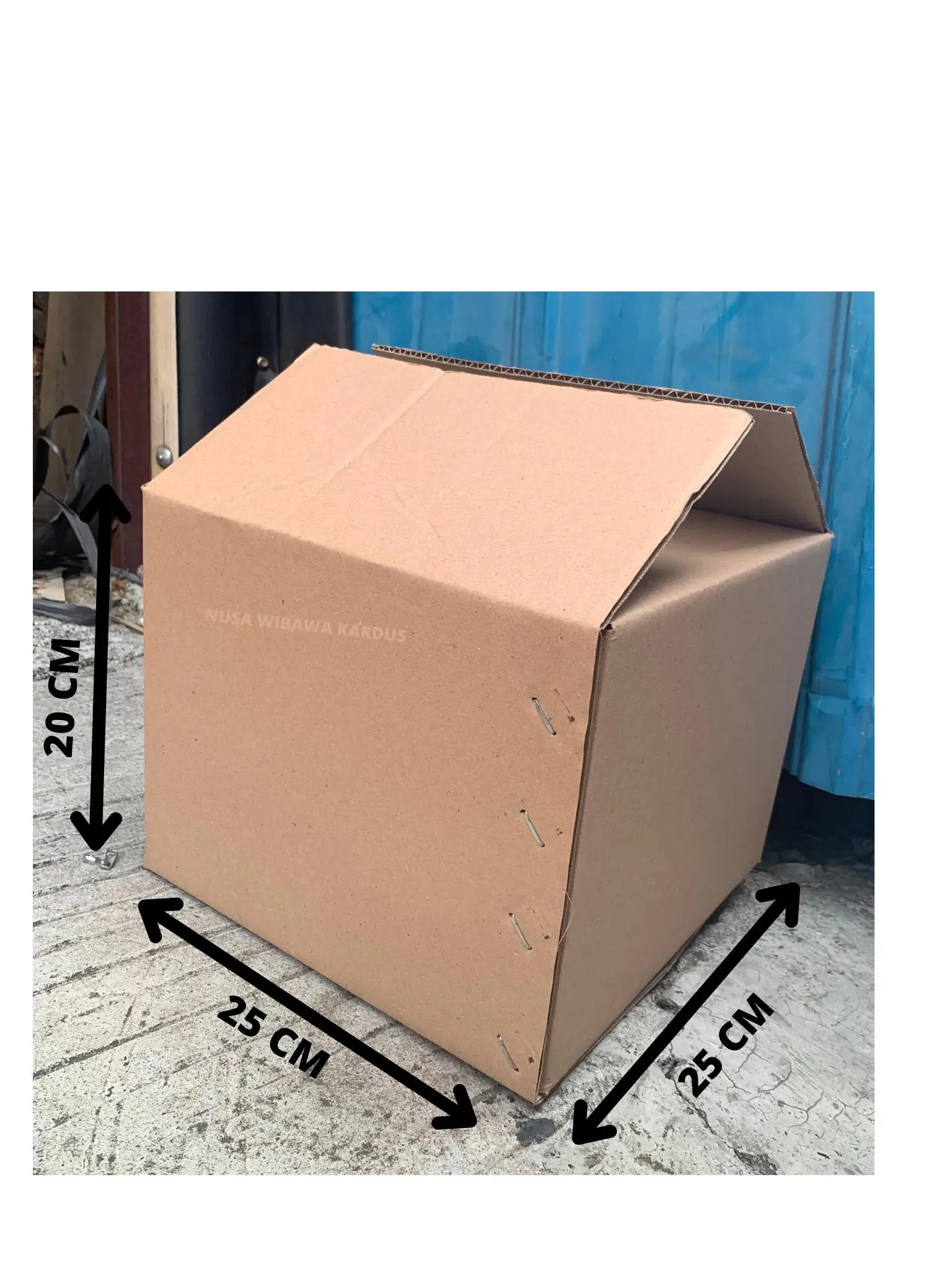Kardus Box Packing Polos 25x25x20 cm Murah tebal baru