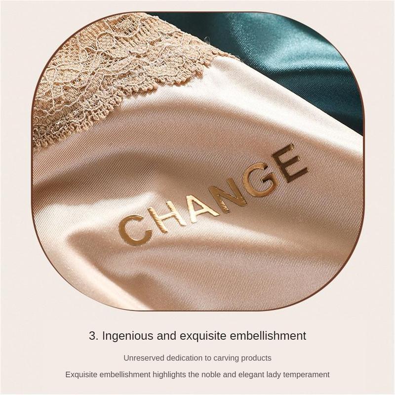 Product Introduction of Quần Lót Satin, Sang Trọng Giá Cả Phải Chăng, Chất Liệu Lụa, Thiết Kế Cổ Điển Trơn Và Ren, Mềm Mại Và Thoải Mái, Thích Hợp Cho Phụ Nữ, Đồ Lót Quý Cô, Thanh Lịch Và Co Giãn, Chất Lượng Cao, Thân Thiện Với Làn Da, Đồ Lót 18
