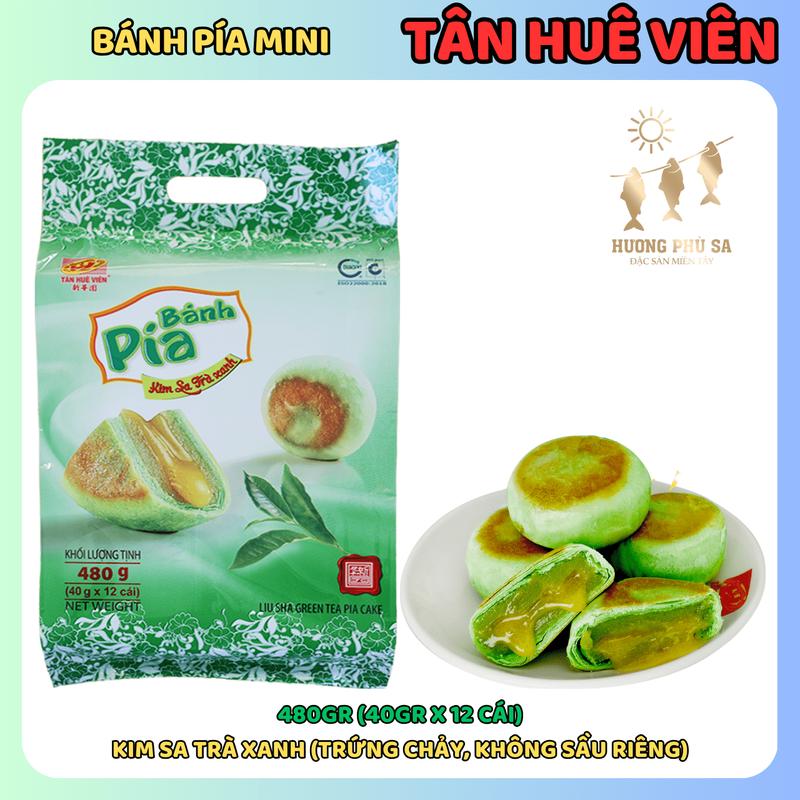 Bánh Pía Kim Sa Tân Huê Viên Bánh Pía Kim Sa Trà Xanh Trứng Chảy Không Sầu Riêng Đặc Sản Sóc Trăng