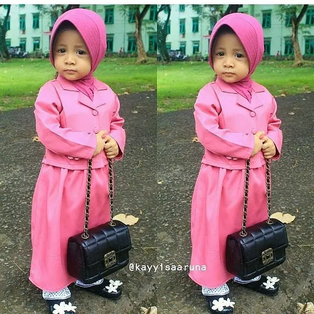 Seragam Bhayangkari Anak Perempuan Profesi Abdi Negara Bahan Drill Texas 3