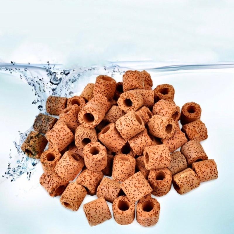 Sứ Nhẫn Đỏ , 100g Sứ Lọc Hồ Cá giúp tạo môi trường sống cho vi sinh vật trong hồ 0