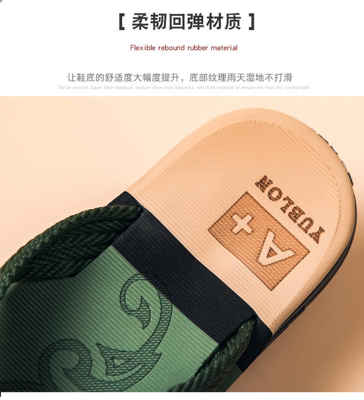 Product Introduction of Thongs slippers men 2024 new summer outside wear non-slip anti-odour sandal slippers trend casual clip feet beach sandals 11