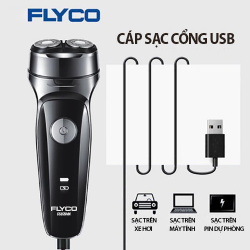 Combo Máy cạo râu 2 lưỡi kép thân máy kháng nước sạc nhanh 1 giờ FS879VN & Bộ 2 lưỡi dao FR8VN