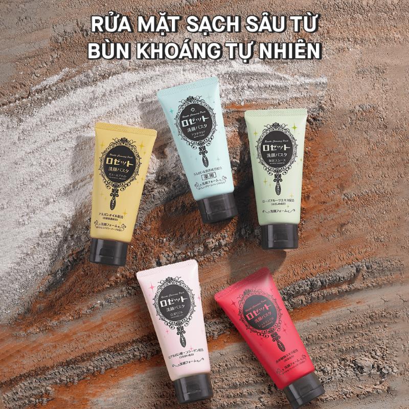 Sữa Rửa Mặt Thu Nhỏ Lỗ Chân Lông Rosette Face Wash Pasta Sea Clay Smooth 120g 6