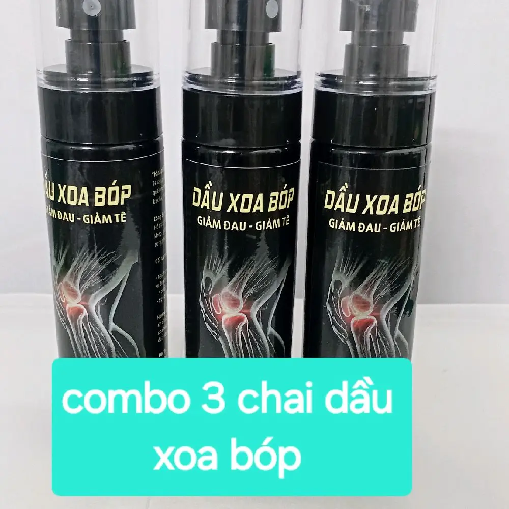 Combo 3 chai Dầu xoa bóp Thầy Hoàng,  hỗ trợ giảm đau nhức , thoái hóa thoát vị , phong tê thấp .