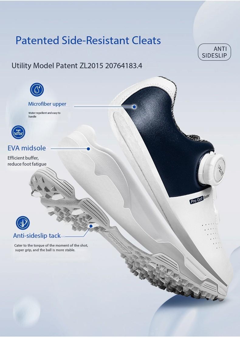 Product Introduction of [PGM] Children Golf Shoe Teenagers Boys and Girls Shoes Knob Shoelace Anti-Slip Lightweight Comfortable Xz382 12