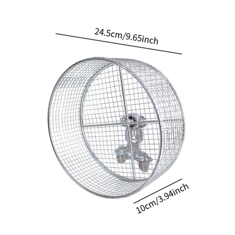 Product Introduction of Hamster Running Exercise Wheel for Gerbils Rats Mice Activity Anti Slip Mute 0