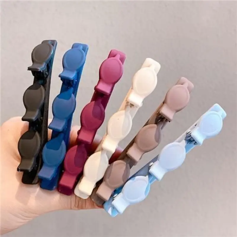 Kẹp Tóc tết Trơn Dụng Cụ Hữu Ích Cho Nữ, Thích Hợp Cho Tóc Mái Và Trán, Tóc Con, Phong Cách Người Nổi Tiếng Trên Internet, Kẹp Mới, cài tóc 1