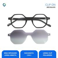 Gambar zonakacamata - Clip On Jiro Black - Frame Kacamata - Pria/Wanita dari zonakacamata_NEW Kota Surabaya 1 Tokopedia