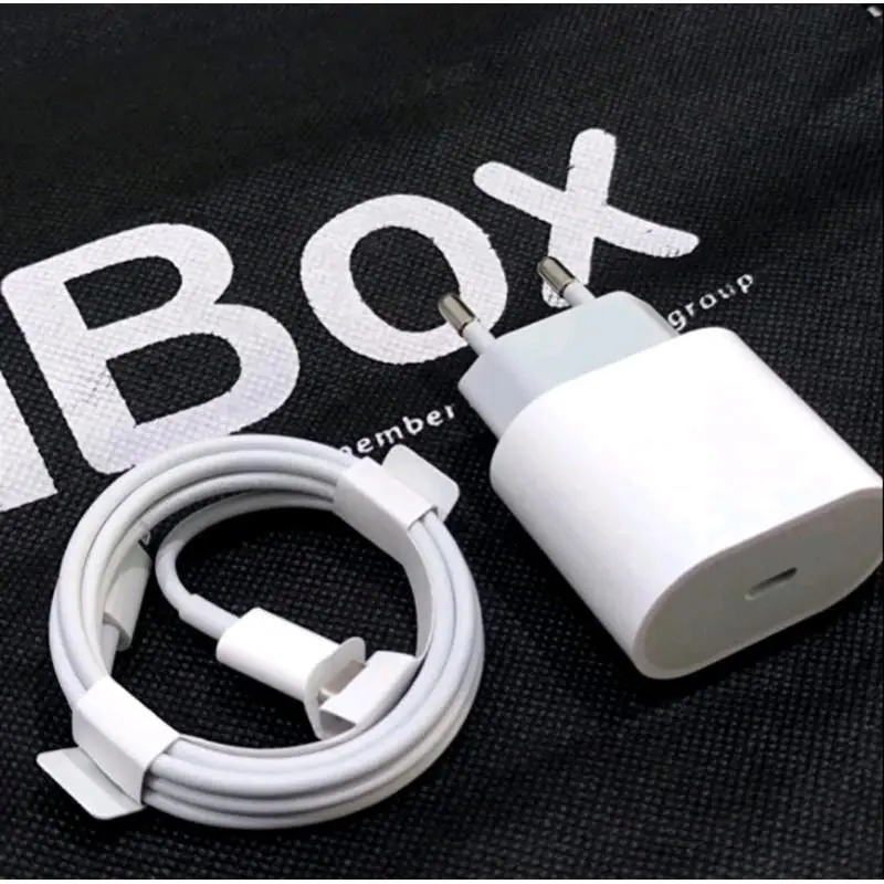 (GARANSI 24 BULAN) Charger 18W 20W 25W 35W Original 100% Type C To Lightning Super Fast Charging Compatible All type Series 7 8 X XR XS MAX 11 12 12 14 PRO MAX 0
