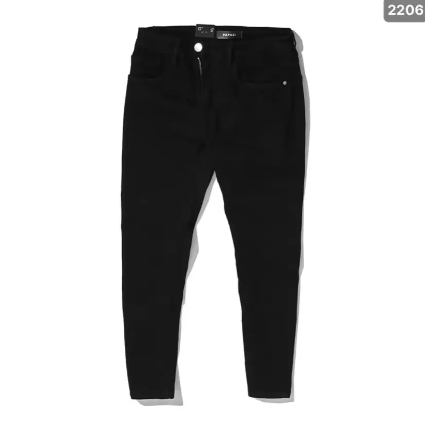 Quần Jean Nam Đen Trơn Co Giãn Tốt Mẫu Mới vải dày mềm Cotton Pants Có Túi MS20- Pants Menswear