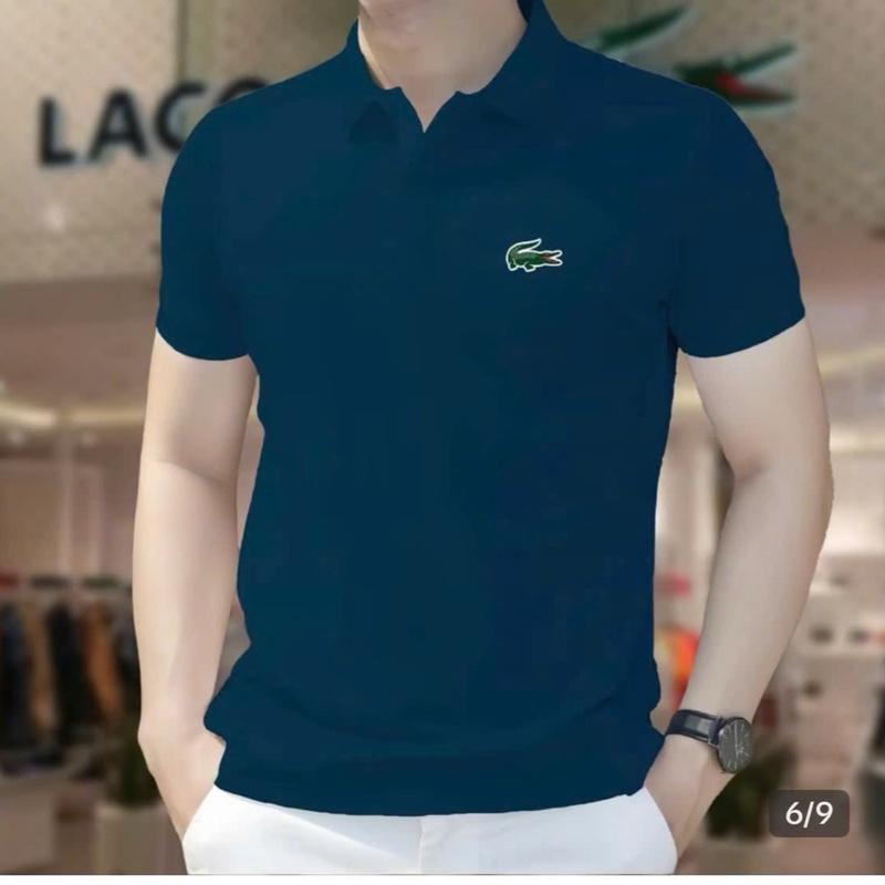 Áo Polo Nam Tay Ngắn Cotton Co Giản Nhẹ - Hàng Mới Nhất - Menswear, Ngăn Tay, Có Cố - Shirt 3