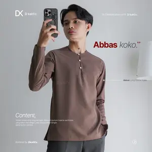 Dkahfie Abbas Long Sleeve Koko Series 6.0 | Koko Pria Slimfit | Koko Pria | Koko Slimfit