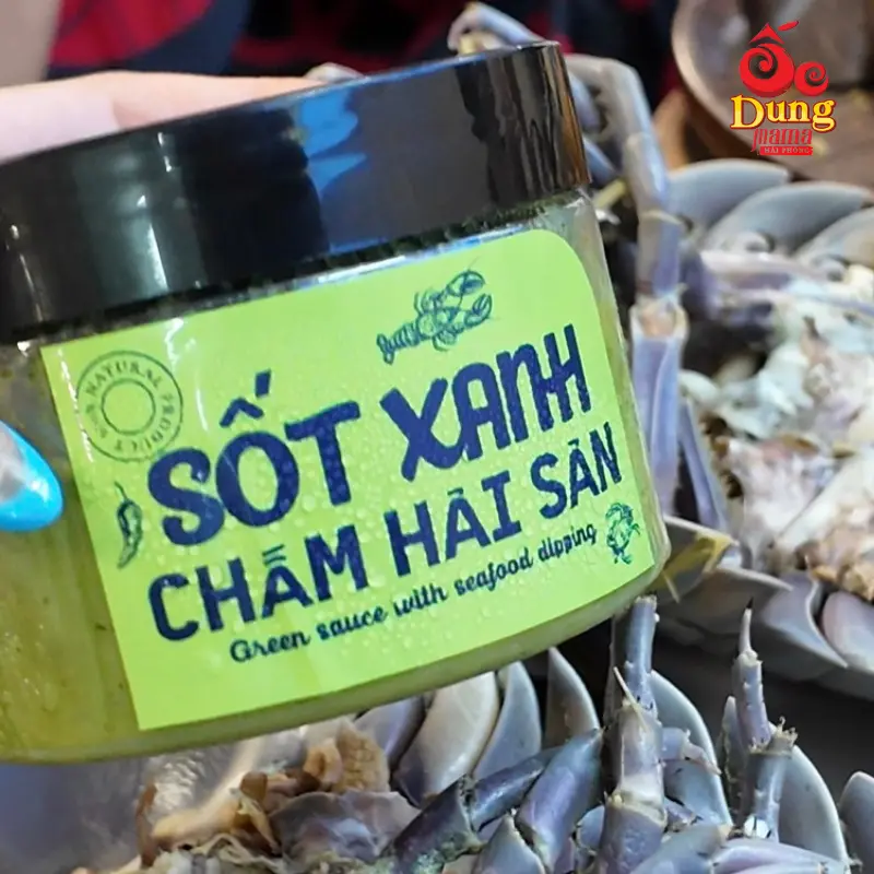Sốt ớt xanh ngon mê ly Dung Mama 250g, nước chấm muối ớt bất bại của mọi loại món hải sản, thịt nướng, thịt gà, rau củ 1