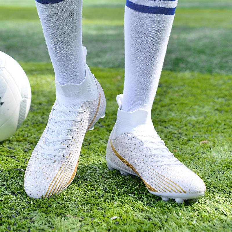 High-Top Spike Professional Competition Training Soccer Shoes 3