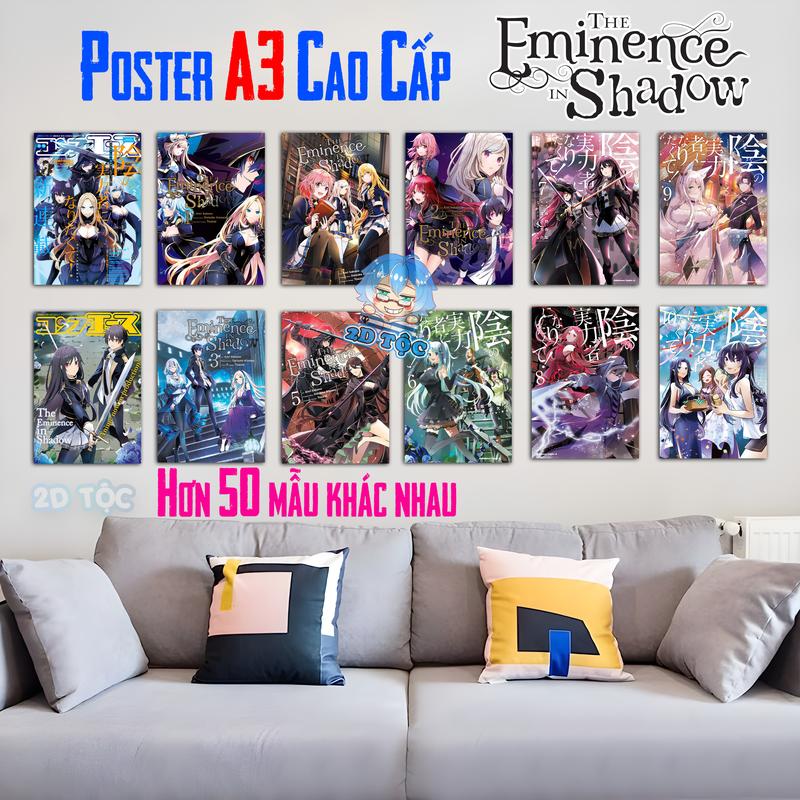 POSTER A3 Anime Manga Tao Muốn Trở Thành Chúa Tể Bóng Tối (4) - 2D Tộc Shop