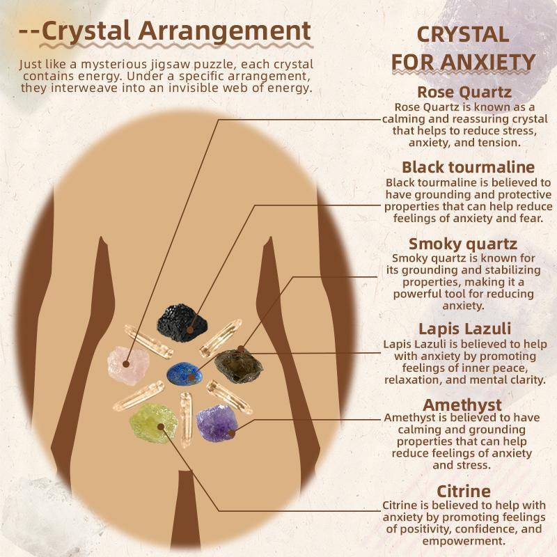 Product Introduction of Artificial Crystal Meditation Healing Set, 1 Box Crystal Stone Gift Box, Meditation Healing Stone Set, Party Gift for Friend & Family, Home Decor 8