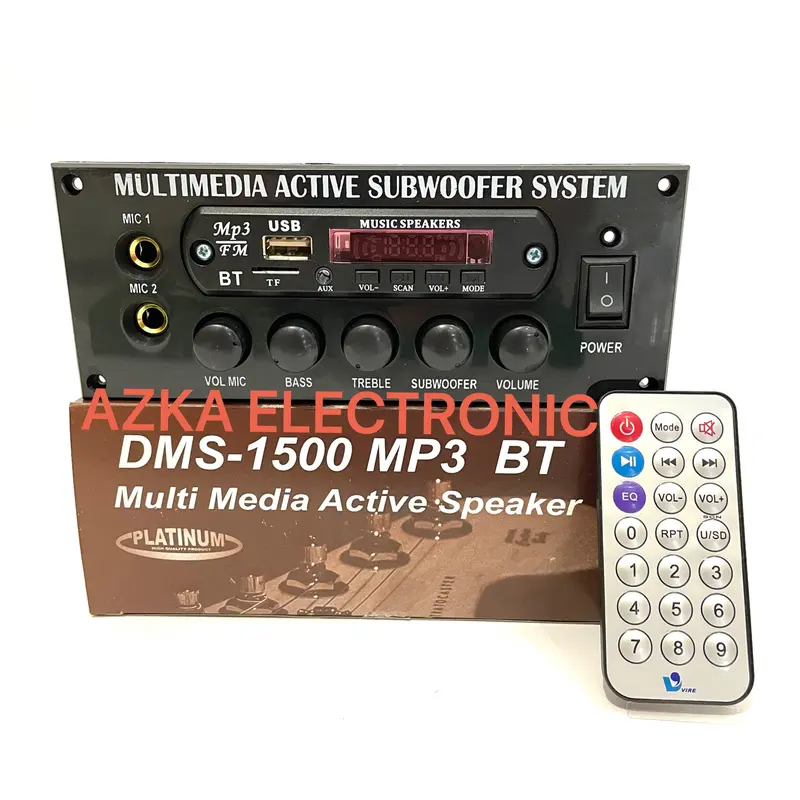 Kit Power Amplifier Speaker Aktif Plus Bluetooth DMS 1500 0