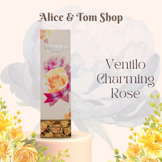 Nước hoa nữ Ventilo Charming Rose Perfume 100ML hương thơm nữ tính quyến rũ hương thơm ngọt ngào phù hợp cho các buổi hẹn hò