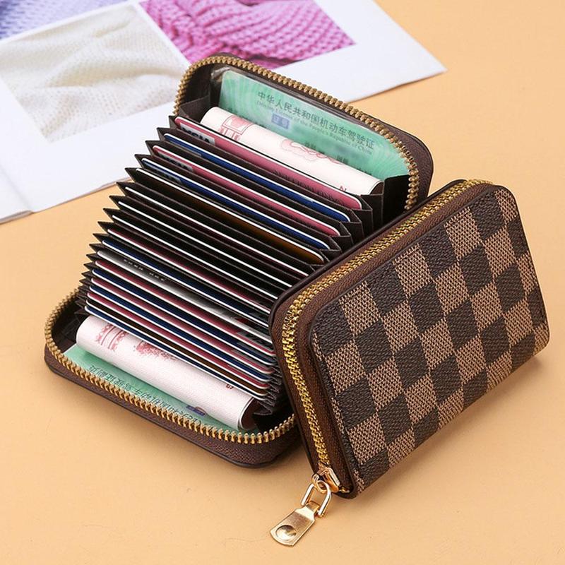 Product Introduction of Pek Kad Organ Wallet Chocolate Compartment, Card Holder Multi-Card Slot, Large Capacity, Driver's License, Compact Card Sleeve, For Men and Women, Multi-Function Casual Coin Purse, BAG0380 31
