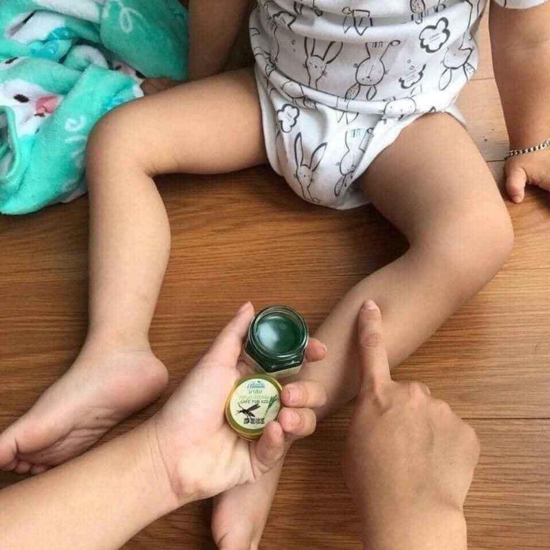Dầu massage cù là xả thảo dược Thái Lan trị muỗi dốt côn trùng cắn - hũ 20g. Massage body , Body Oil, Massage Balm hũdầuthái cao  đuổi  muỗi 4