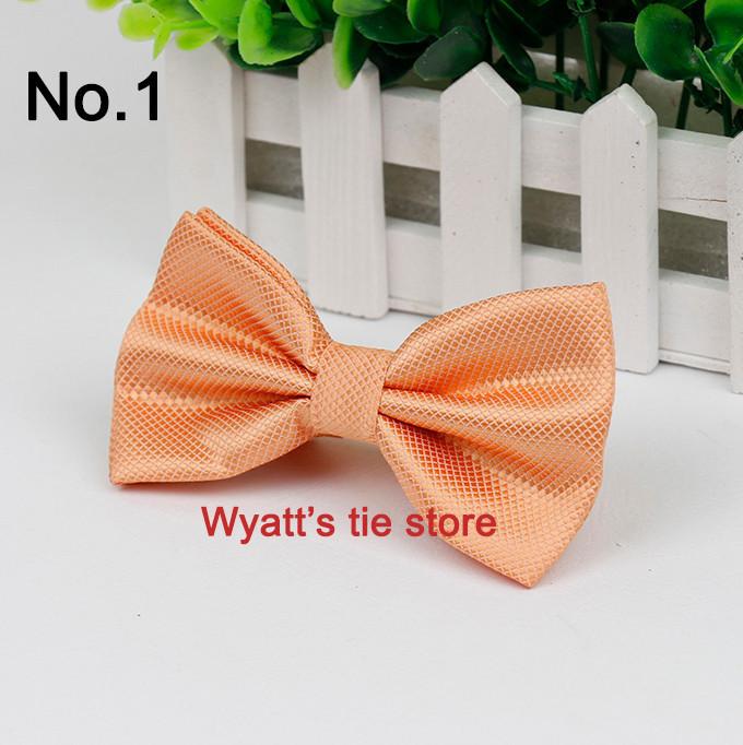 Product Introduction of $ Bow Tie Men's Polyester Jacquard Bow Tie Hidden Check Fine Texture Bow Tie Korean Style British Wedding Bow Tie 1