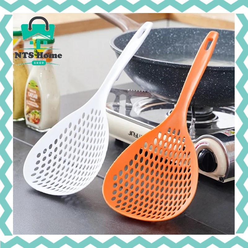 Kitchen Noodle Nylon Colander | Long Handle Round Mesh Spoon - TikTok ...