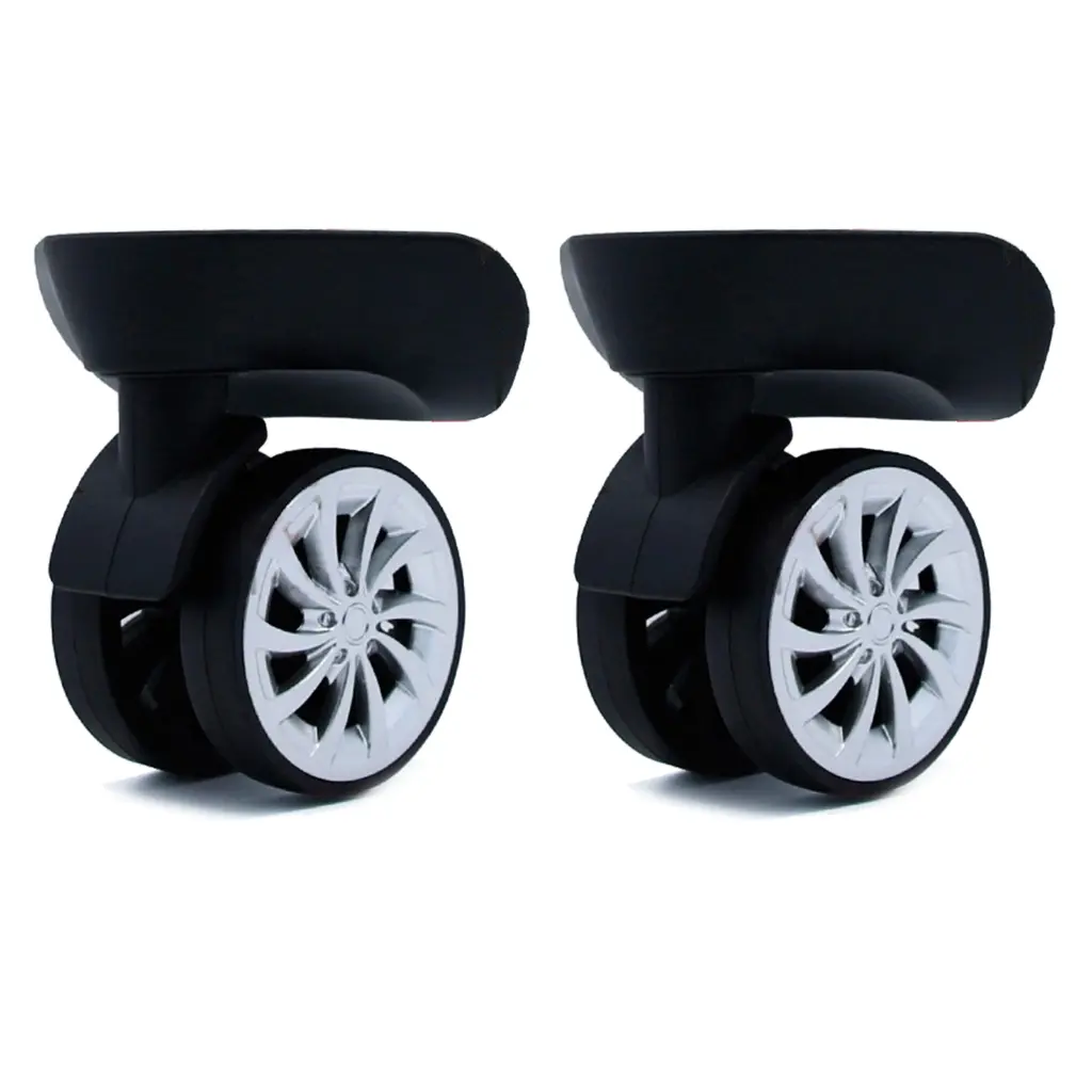 NINGC Left & Right Replacement Wheels Luggage Swivel A57 Trolley Case Luggage Wheels