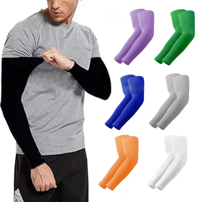Ống Giữ Cánh Tay Giữ Ấm Cánh Tay Chống Nắng UV, Dành Cho Nam Giới, Thích Hợp Để Đạp Xe, Chạy Bộ Và Đi Xe Đạp, Vỏ Bảo Vệ, Xe Đạp Màu Vàng, K3P7, Hàng Mới Về 0