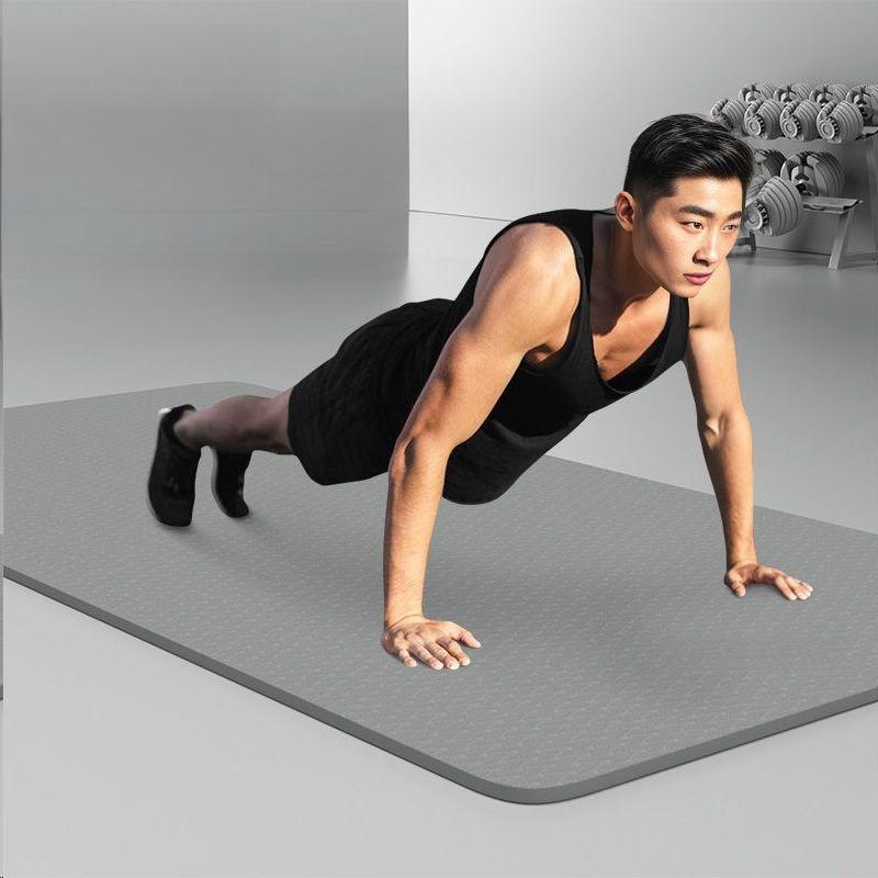 Product Introduction of Men's Exercise Mats Exercise Yoga Mat for Beginners Widen and Thicken Non-Slip Yoga Mat 2