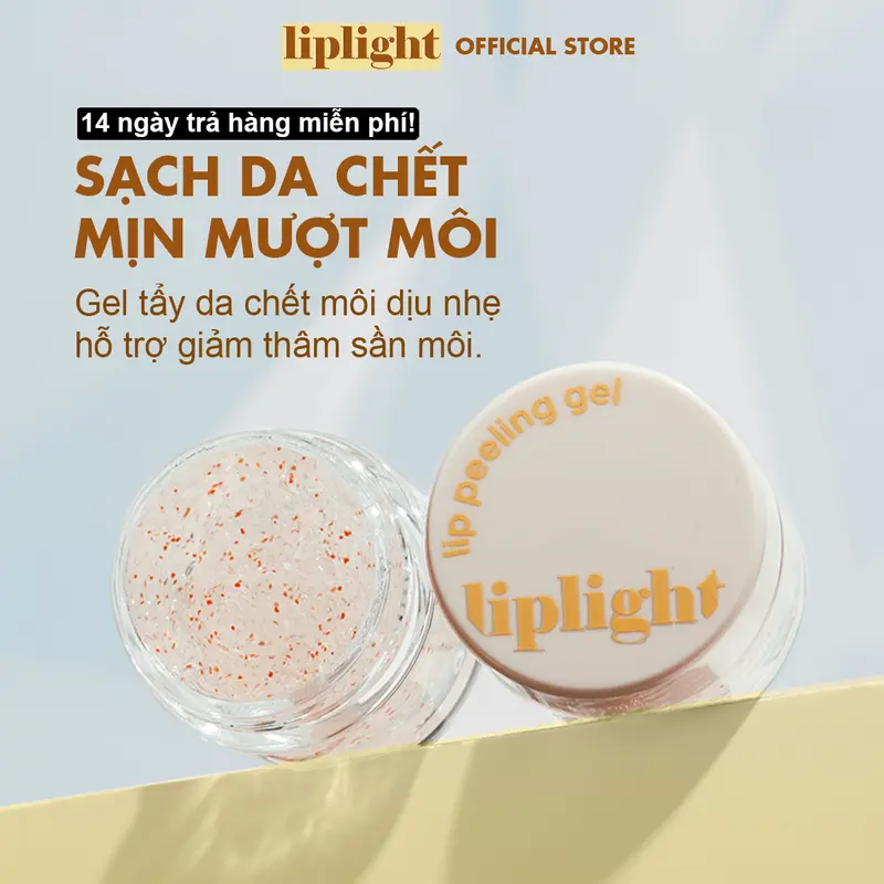 Liplight Gel tẩy tế bào chết môi dành cho môi sần thâm, sẫm màu Vanilla Kiss peeling gel 25G Cosmetic (PHIÊN BẢN MỚI) 0