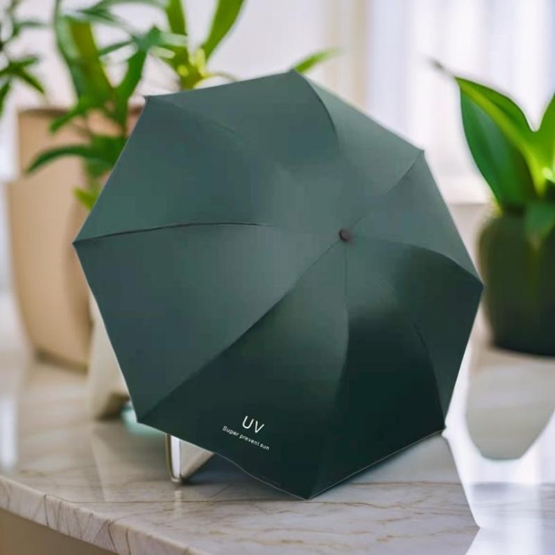 Product Introduction of UV Umbrella Simple Foldable Dual-use Sun and Rain Umbrella for Men and Women Sun Protection UV Protection Sunshade 5