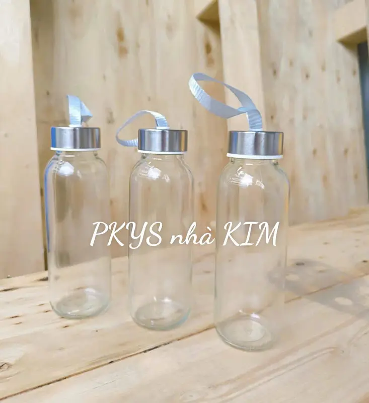 Combo 10 Chai thủy tinh 300ml trụ đựng yến chưng 0