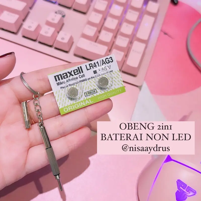 Obeng & Baterai Cadangan Untuk Tasbih Digital 2