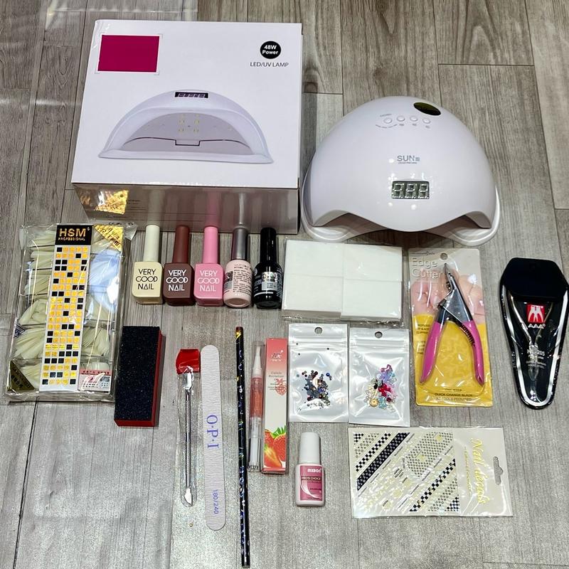 Set combo làm nail tại nhà ( 19 món ) sơn gel không lựa màu
