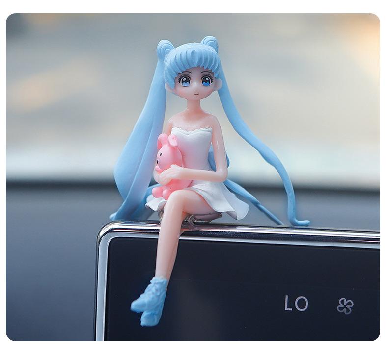 Product Introduction of Internet Celebrity Car Car Decoration Beautiful Girl Creative Interior Decorations Decoration Cute Girl Heart Domestic Ornaments 8