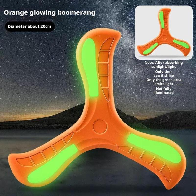 Product Introduction of Piring Terbang Berkilau Boomerang, Lembut untuk Kanak-kanak, Luminous Terbang, Bentuk Segi Empat, Sesuai untuk Aktiviti Luar, X3L8 32