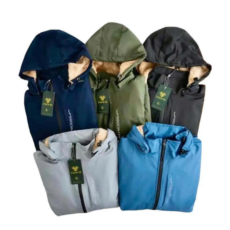 Áo Khoác Gió Nam Lót Lông Cừu 2 Lớp Dày Dặn shop Ngắm Menswear Jacket Có Túi