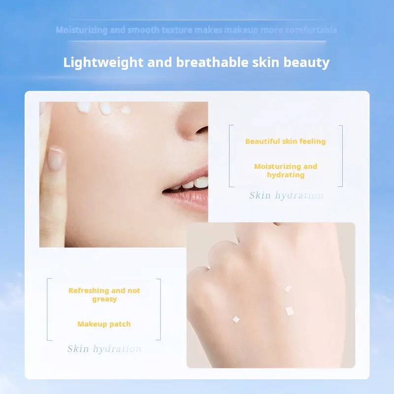 Kem Chống Nắng HUNMUI SPF50 + +, Dưỡng Trắng, Chống Tia UV Hiệu Quả, Sữa Khuôn, Tươi Mới, Không Nhờn, Bảo Vệ Trước Khi Trang Điểm, Mua 1 Lấy 1 & Hoàn Xuống 4