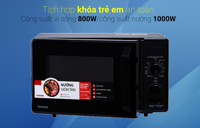 Product Introduction of Lò vi sóng có nướng Toshiba MW2-AG24PC(BK) - Bảo hành 12 tháng 14