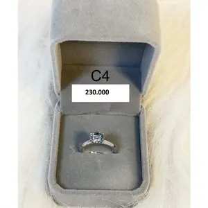 Cincin Moissanite Silver 925 C4 - C72