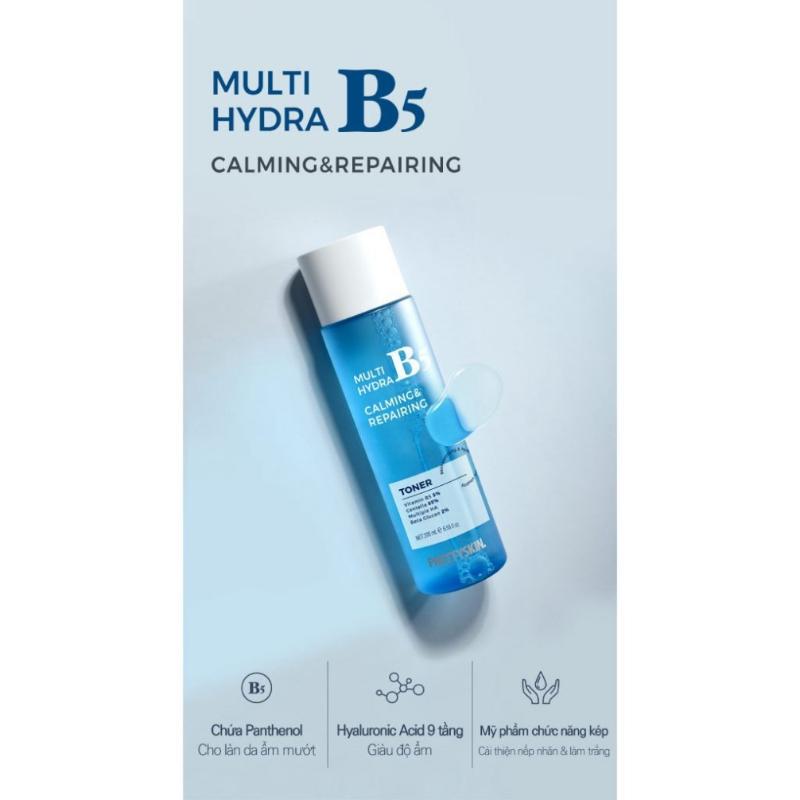 [Giảm giá cho khách hàng mới] Nước Hoa Hồng PrettySkin Multi Hydra B5 Calming & Repairing Toner Phục Hồi Dưỡng Trắng 5